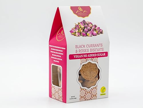 Vista 16 de Ambrozia Galletas veganas de jengibre y coco, horneadas suaves, sin azúcar añadida, etiqueta limpia, alta fibra e ingredientes saludables, aptos