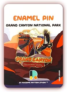 Enamel Pin - Grand Canyon National Park. Collector’s Edition, Durable & Stylish Souvenir Pin for Backpacks, Jackets, Hats, and Accessories, National Park Lovers Gift