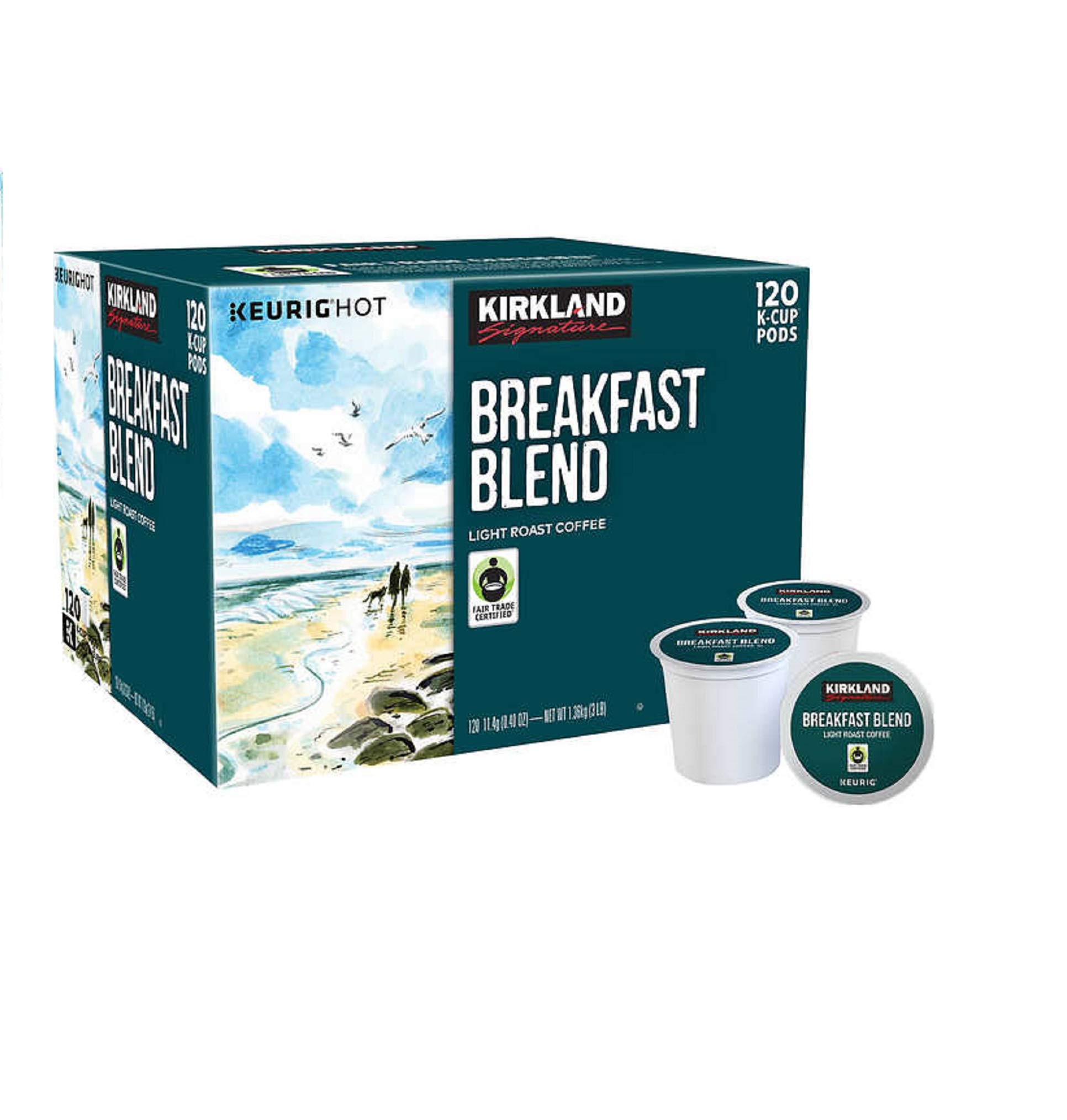 Kirkland Signature K-cup Breakfast Blend, 120 unidades