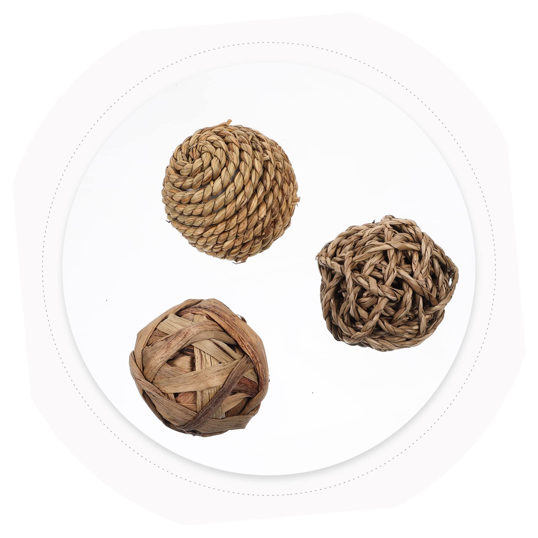 Happyyami 1juego Juguetes Masticables para Conejos y Roedores Cama De Tejida Incluye Cama Mazorcas Zanahoria para Hámsters y Cobayas