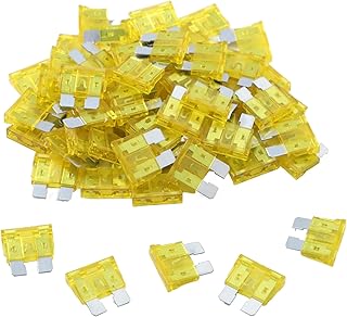 100 Pack Auto Fuses 20 AMP ATC/ATO Standard Regular Fuse Blade 20A Car Truck Boat Marine RV