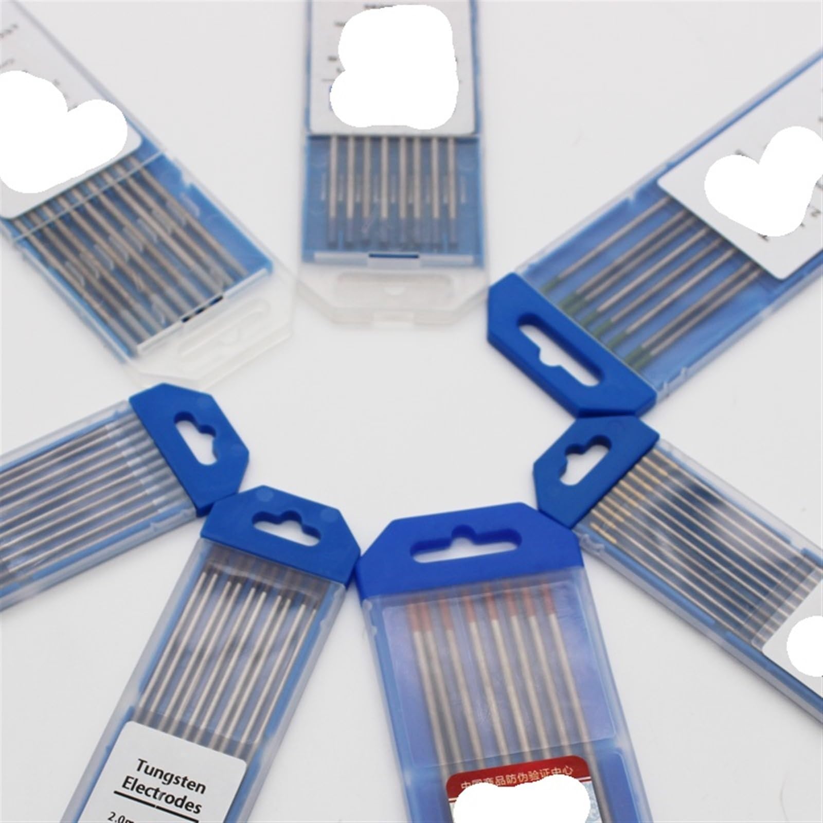 Varilla De Soldadura Varillas de Soldadura de tungsteno TIG WL15 WES WC20 WP WY20 WT20 WZ8 WL20 Electrodo de wolframio Electrodos para Soldar(WL20 Blue,1.6x150mm 10pcs)