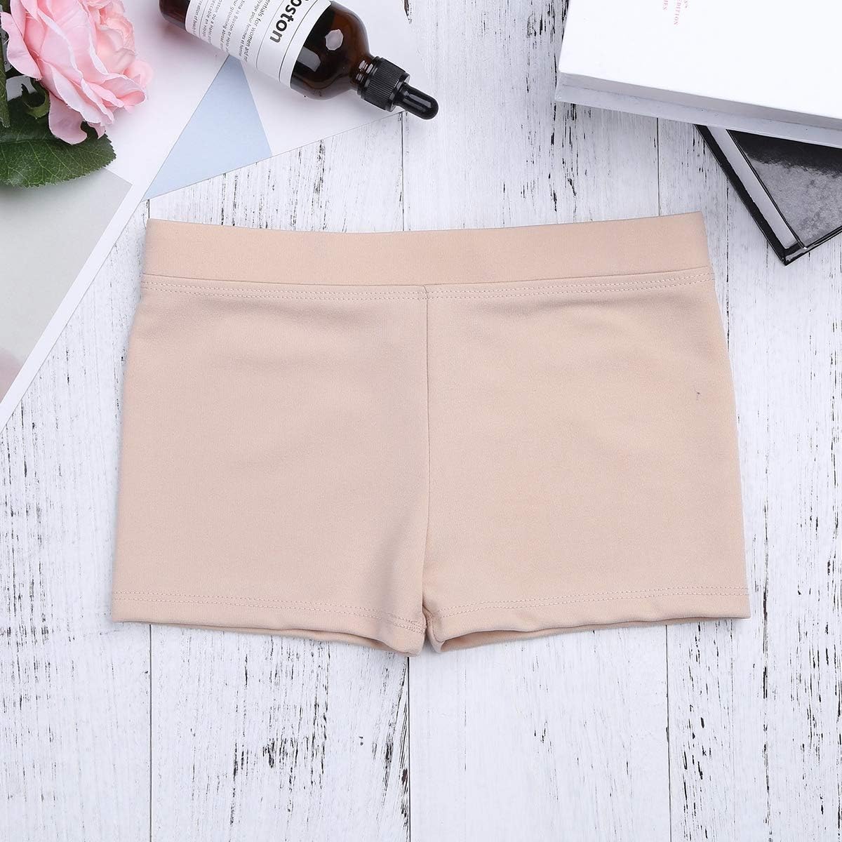 iiniim Kids Girls Stretch Cotton Gymnastics Ballet Dance Booty Shorts Workout Sports Yoga Cycling Running Active Shorts: Clothing