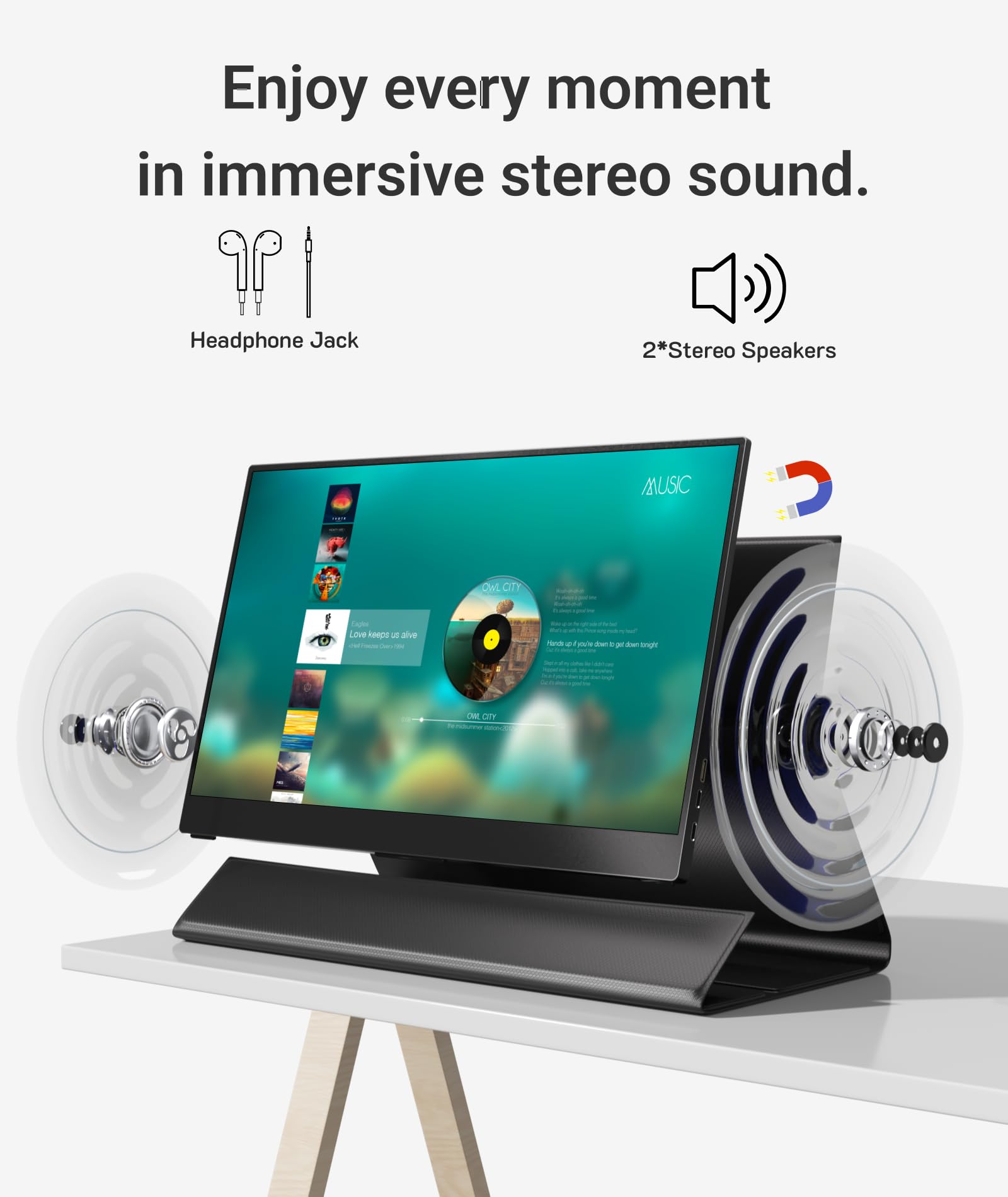 Amazon.com: Ingnok Portable Monitor, 15.6inch FHD 1080P Travel