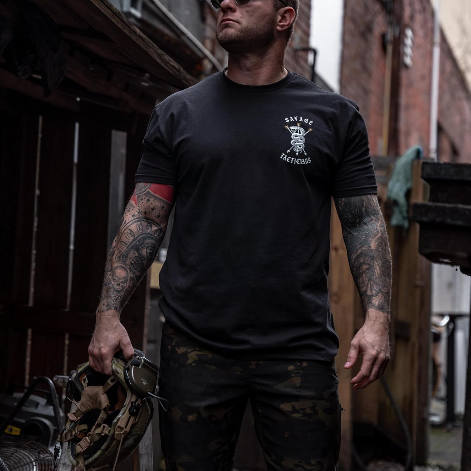 Savage Tacticians Choice, Not Choice Men’s Tee - Military Inspired Tactical Shirt, Premium Cotton Blend for Casual Comfort