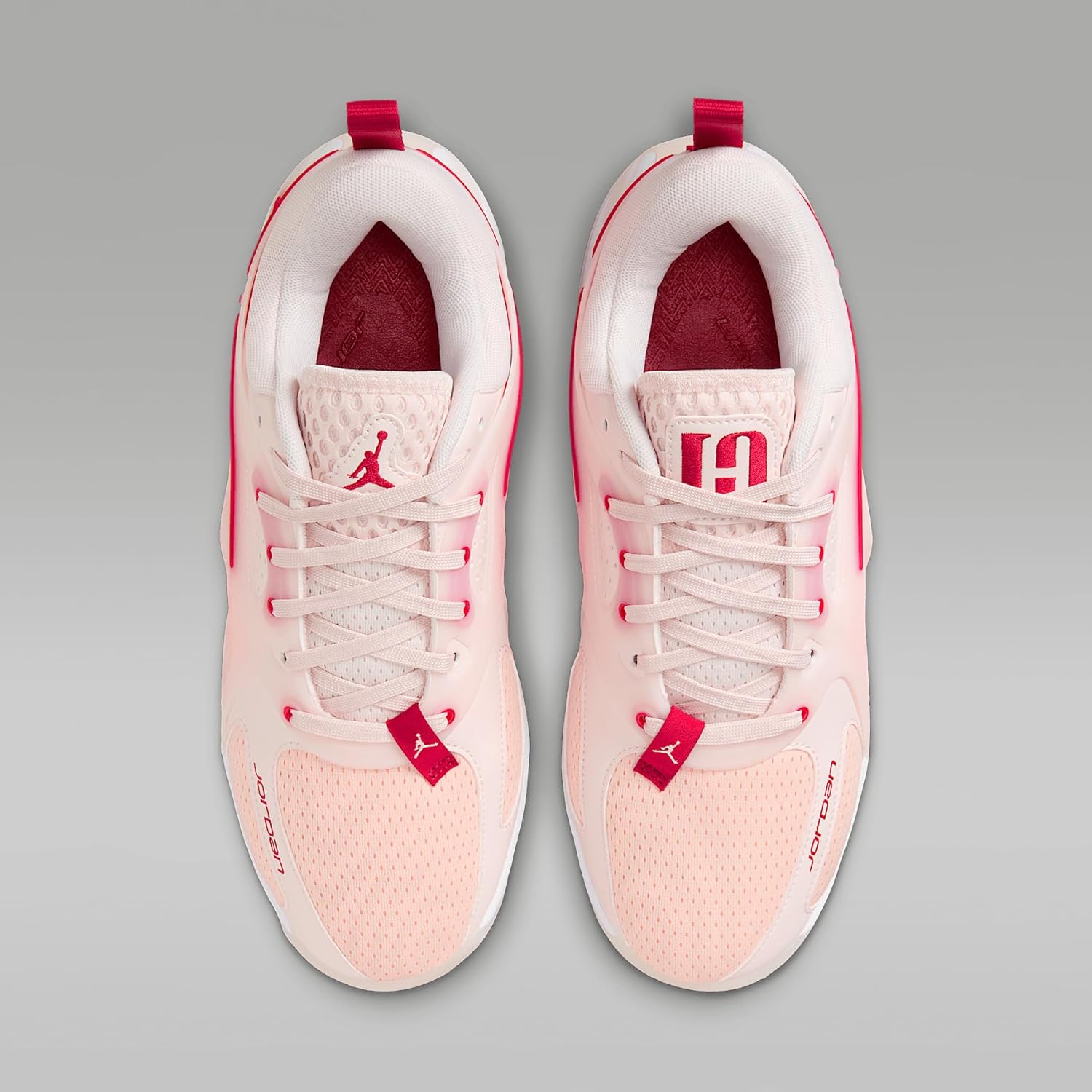 Jordan Heir Series Treat Yourself Women's Basketball Shoes (FZ2471-600, Light Soft Pink/Washed Coral/Oracle Pink/Varsity Red) Size 12