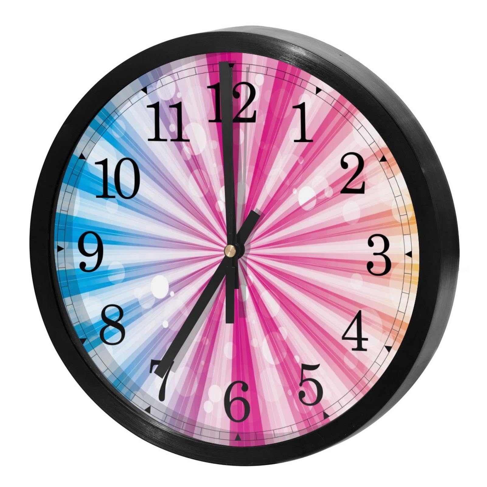 Horloge murale à quartz silencieuse sans tic-tac à piles pour salon