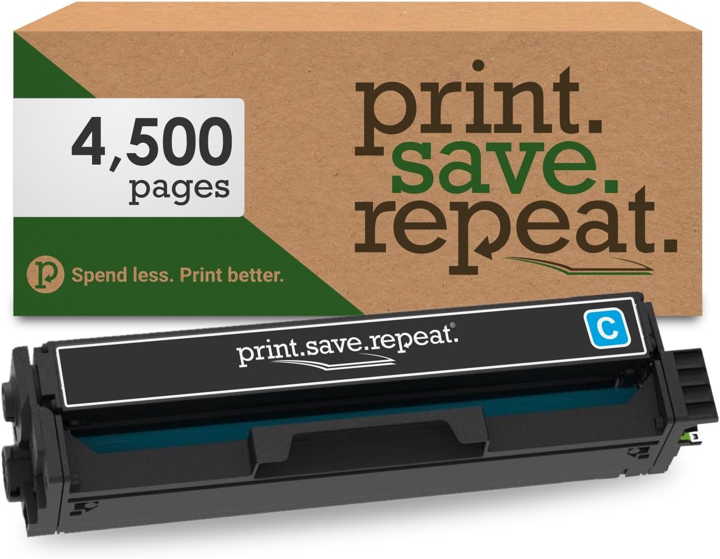 Print.Save.Repeat. Lexmark C341XC0 Cyan Extra High Yield Remanufactured Toner Cartridge for C3426, MC3426 [4,500 Pages]