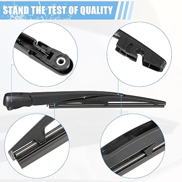 ACROPIX Rear Windshield Wiper Blade Arm Replacement Set OEM Quality Fit for Suzuki Swift 2005-2018 for Suzuki SX4 2006-2018 - Pack of 2