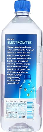 Fiji Natural Artesian Water - 1 Liter Bottles (Case of 12) by Fiji