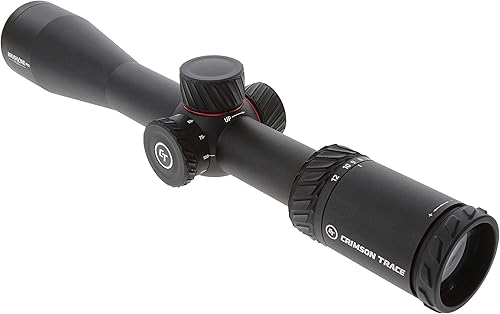 Miniatura 28 de Crimson Trace Brushline Pro Riflescope con construcción sólida ligera, tapas de alcance y paño para lentes para caza, tiro y exteriores