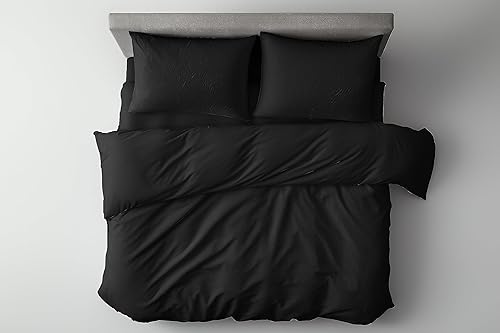 Miniatura 10 de Juego de funda de edredón ultra suave de 800 hilos, tamaño Super King de 98 x 108 pulgadas, 100% algodón egipcio, funda de edredón de lujo, suave y