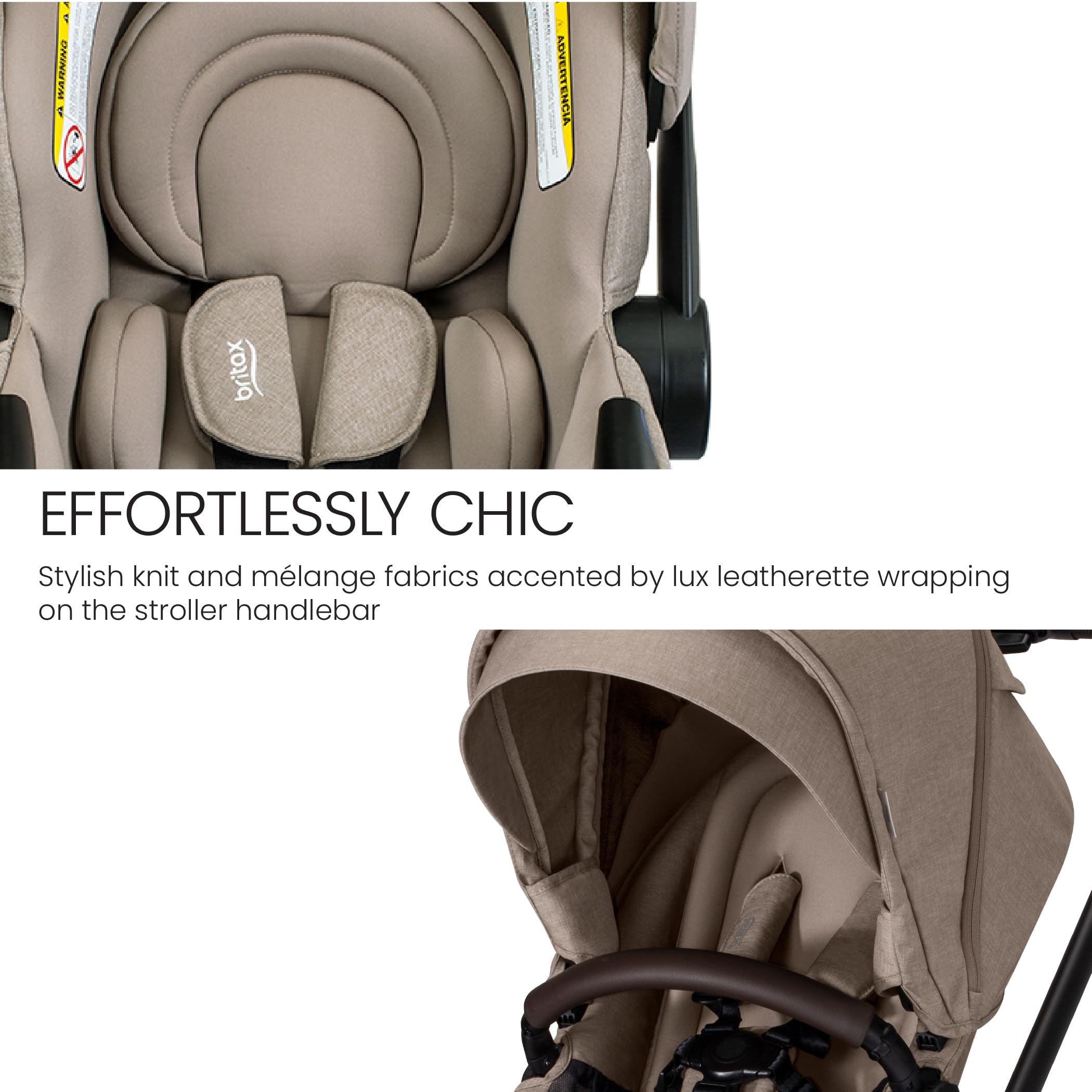 Britax Prism Travel System with Willow S Infant Car Seat — Teak