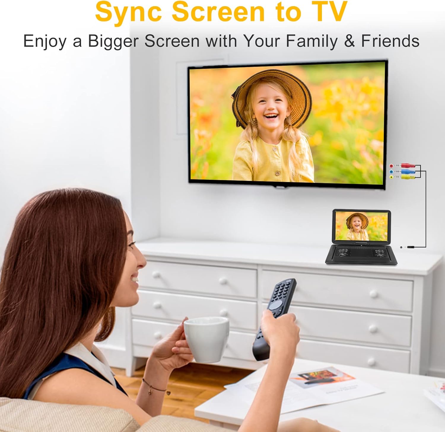 19.6 Portable DVD Player with 17.1 Large HD Barbados Ubuy