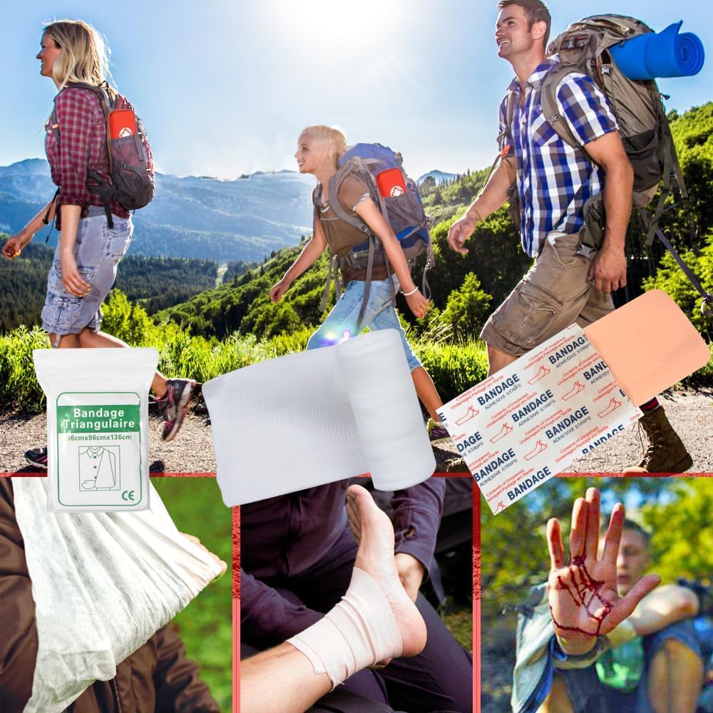 First Aid 400 Piece First Aid Kits Emergency Kit Outdoor Gear›Camping & Hiking›Safety & Survival Kit — view 6
