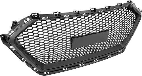 Miniatura 2 de munirater Parachoques delantero para parrilla automotriz, repuesto de panal negro para Elantra GL GLS L LE Limited SE SEL Sedan 4 puertas 2017 2018