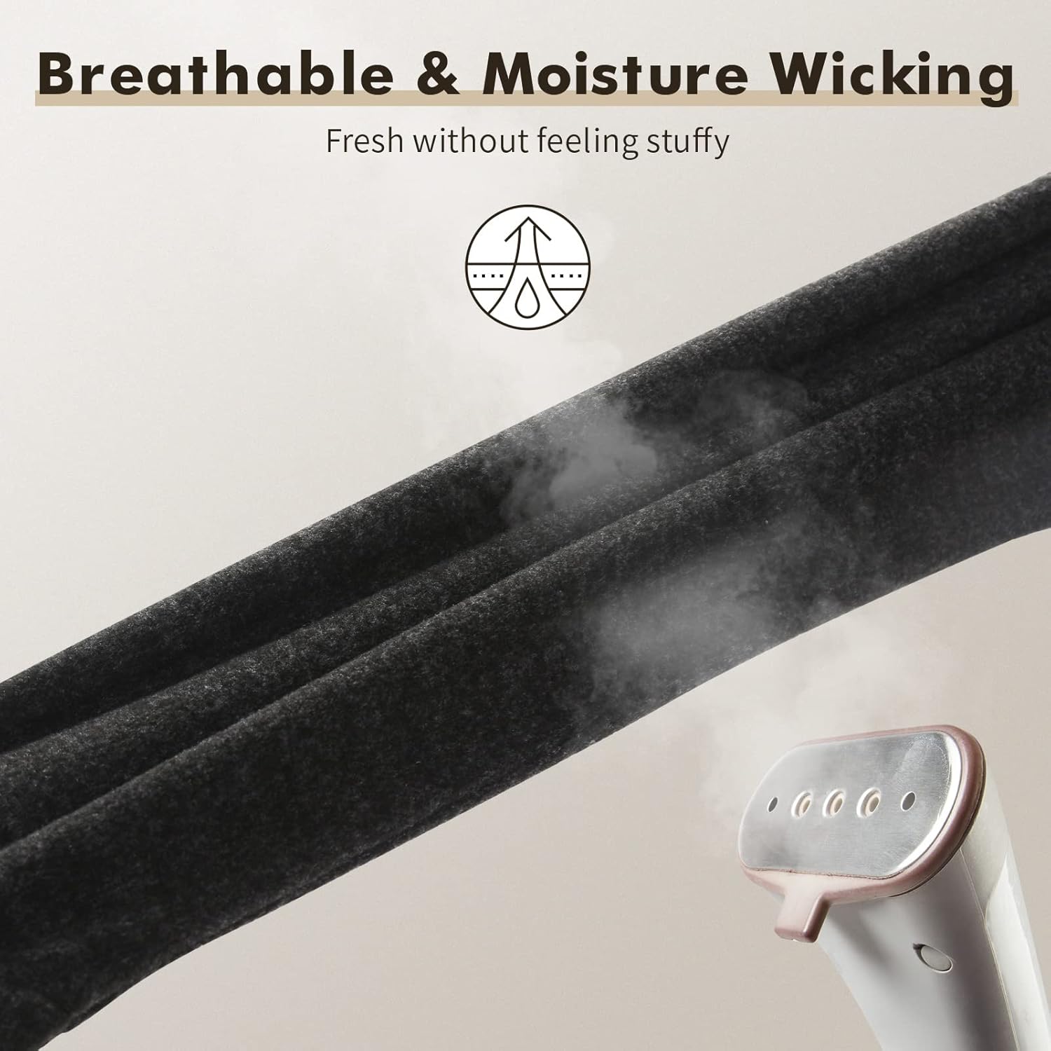 MANCYFIT Thermal Tops for Women Fleece Lined Shirt Long Sleeve Base Layer V Neck - Image 4