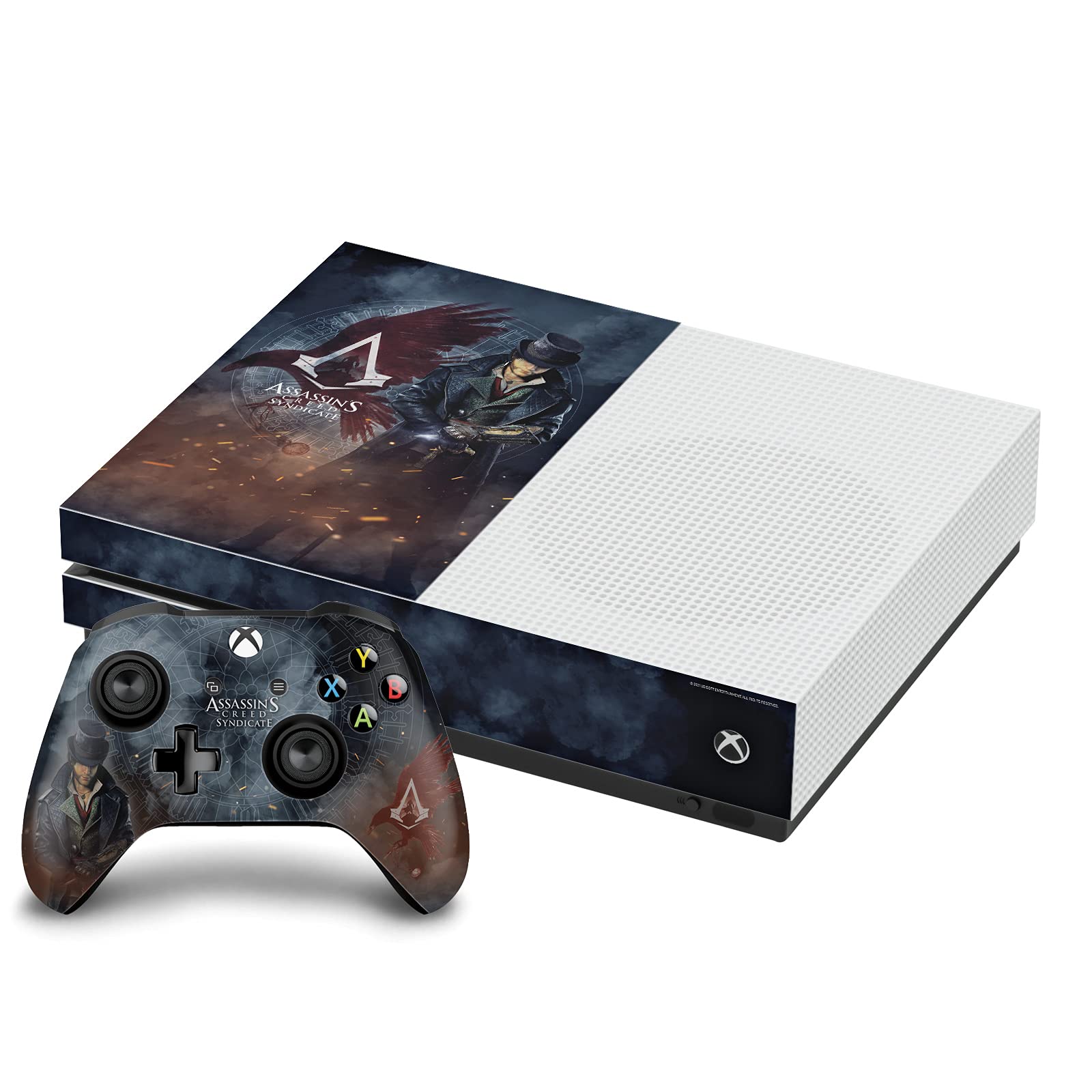 Head Case DesignsHead Case Designs Officially Licensed Assassin's Creed Jacob Frye Syndicate Graphics Vinyl Sticker Gaming Skin Decal Cover Compatible with Xbox One S Console and Controller Bundle