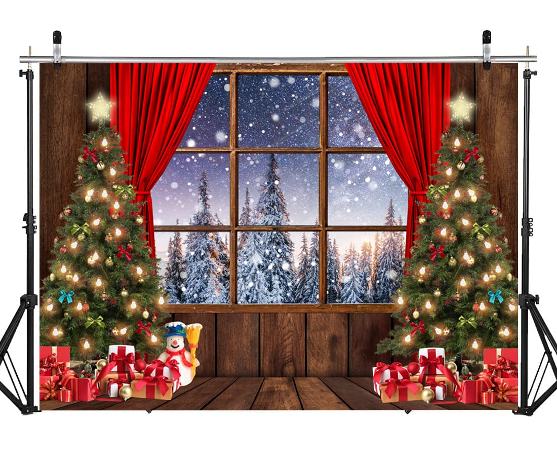 Amazon | DHXXSC 8 x 6フィート クリスマス背景 クリスマスツリー