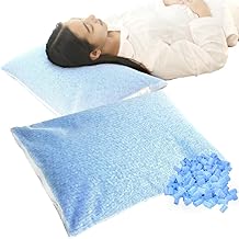 Pillow Pipe Made in Japan 【Loved, cumulative sales exceeded 110,000 units】 Pipe-filled Washable Pipe Pillow 16.9×24.8 inches Blue Standard Pipe Generous Pipe Quantity 4.4 lbs Easy to prevent fluff
