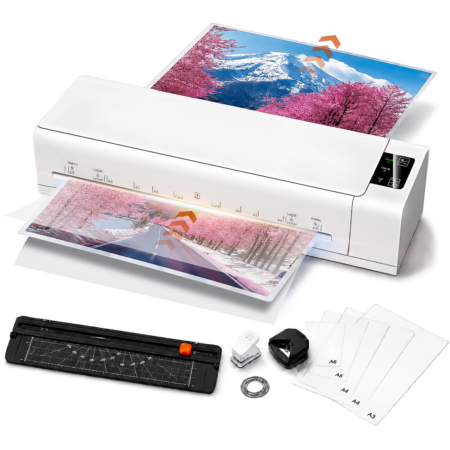 ラミネーター A3/A4対応 冷/熱モード 80~150μmフィルム対応