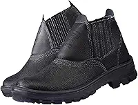 Botina Bota Calçado EPI Monodensidade com Bico PVC - Sapato de Segurança para Trabalho Profissional (38)
