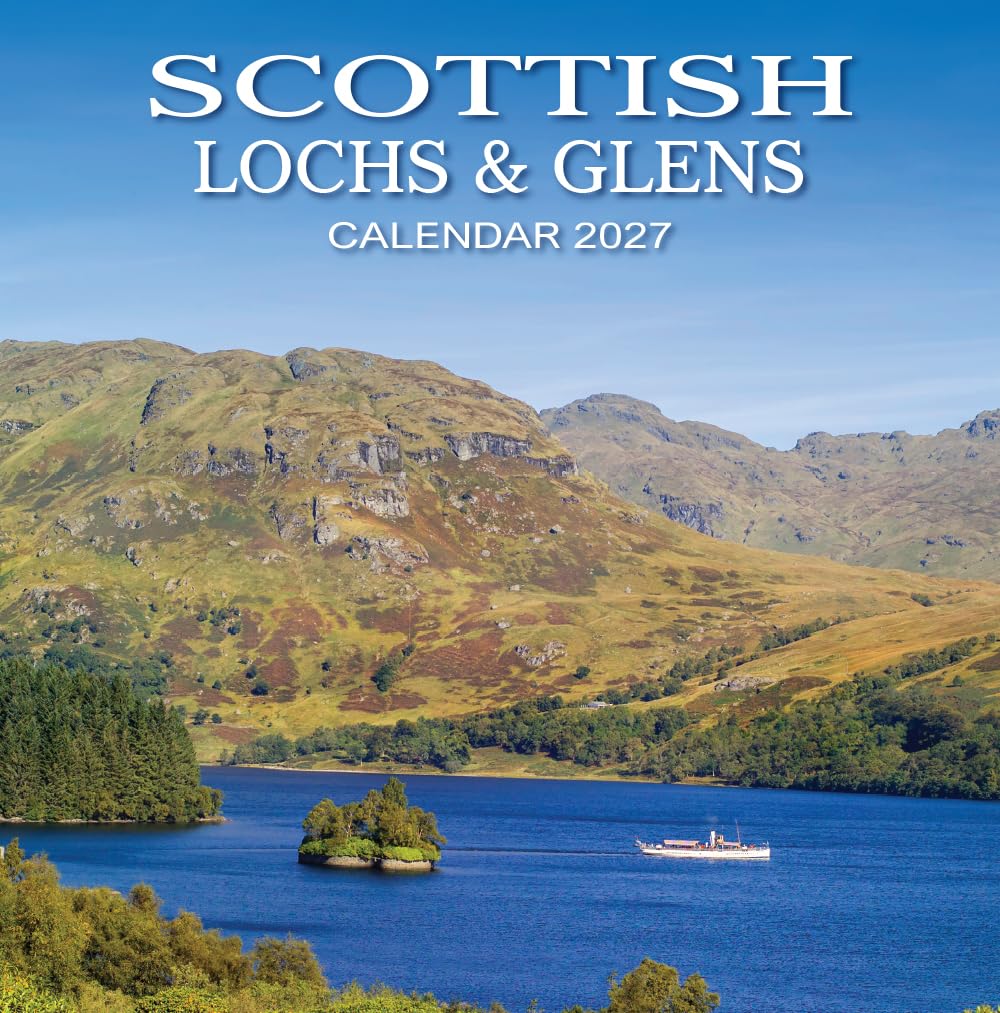 2027 Scotland Calendar: Scottish Lochs and Glens- Square Wall Calendar - Month to View - 12 Months