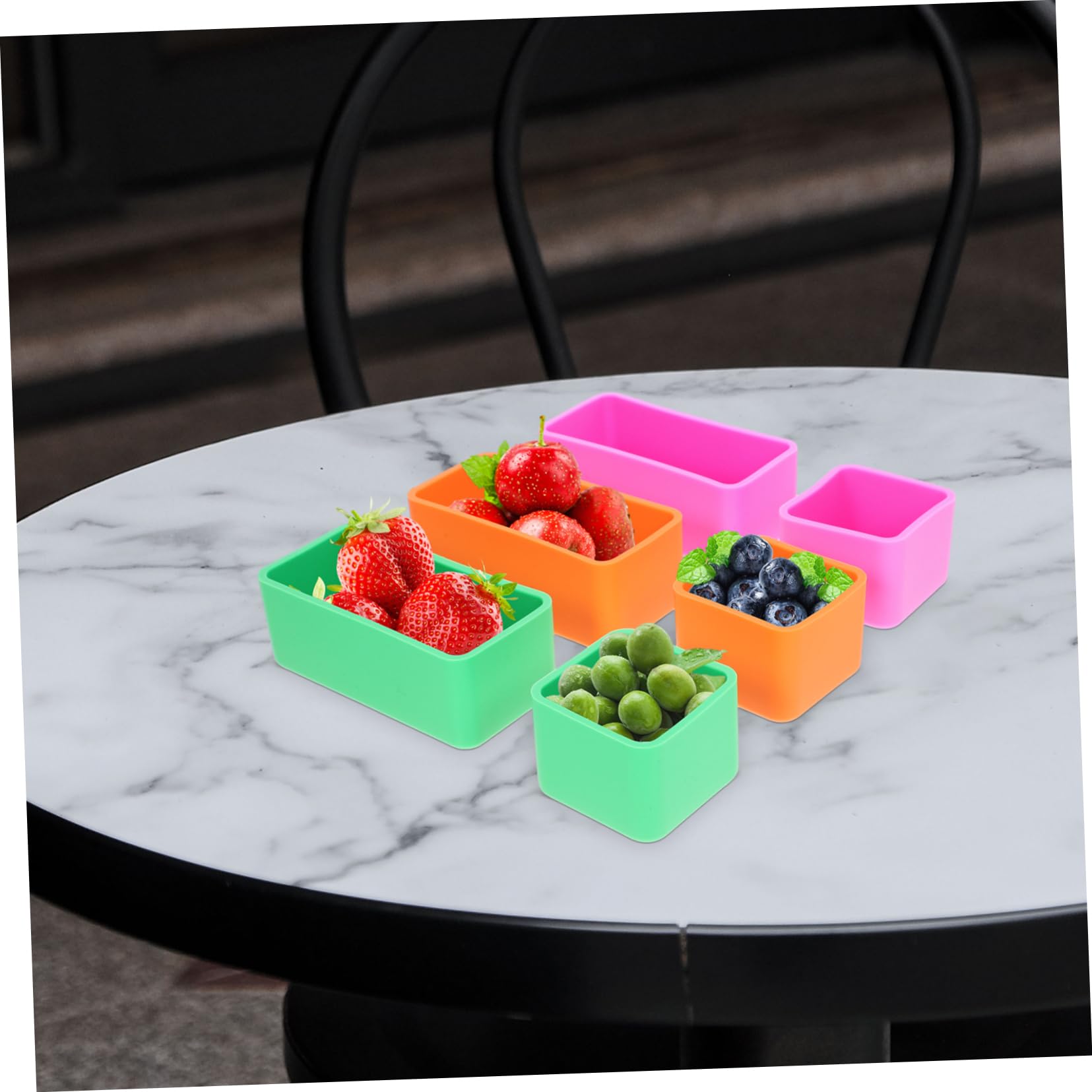 Silikon Frischhaltedose Mit Fächern - BPA-frei Für Snacks & Babyfood