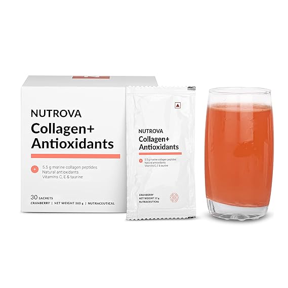 Buy NUTROVA Collagen+Antioxidants Supplement 30 Sachets of Marine