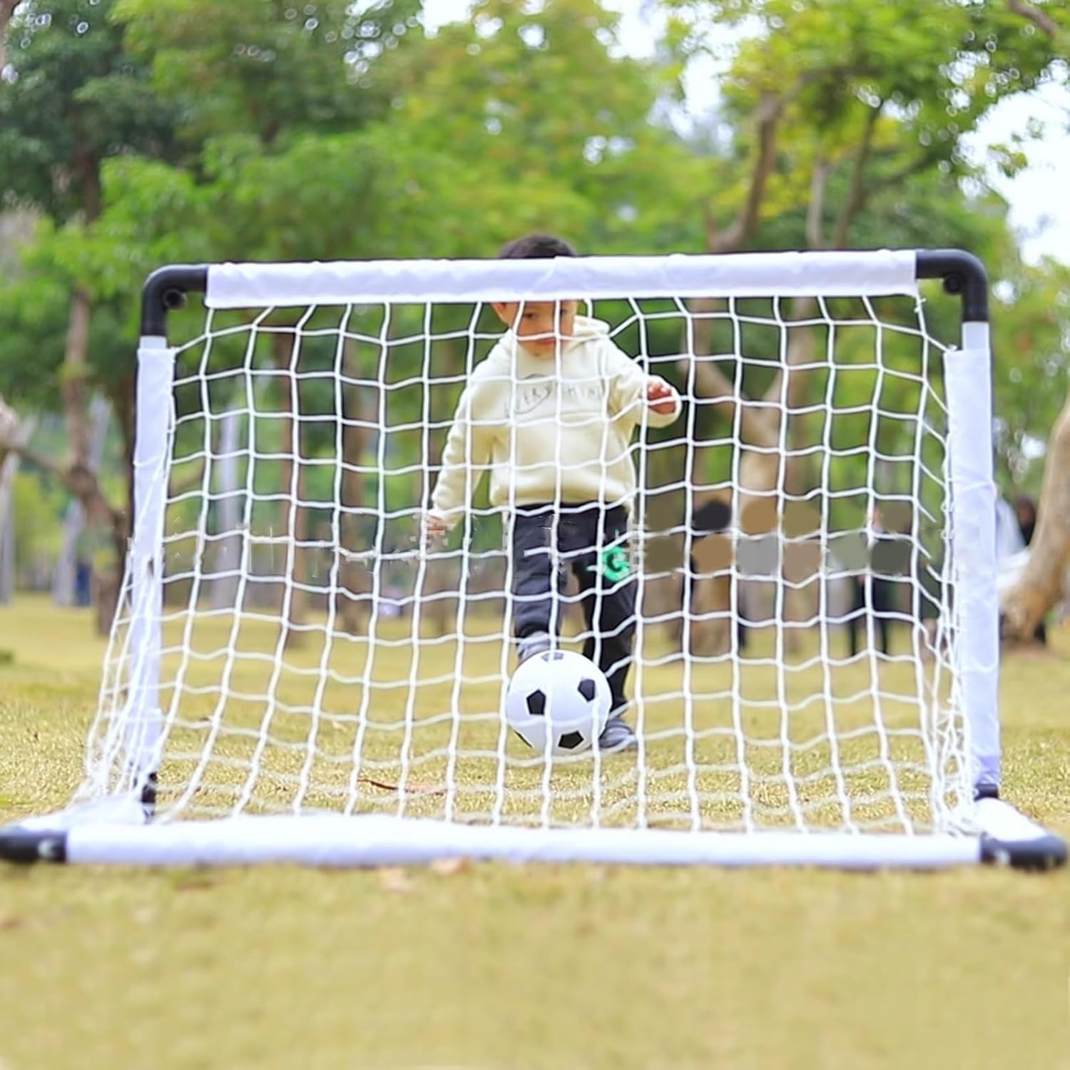 Portable Foldable Football Goals Soccer Goals Lightweight Soccer Ball Net for Trainning and Family Game and Adults
