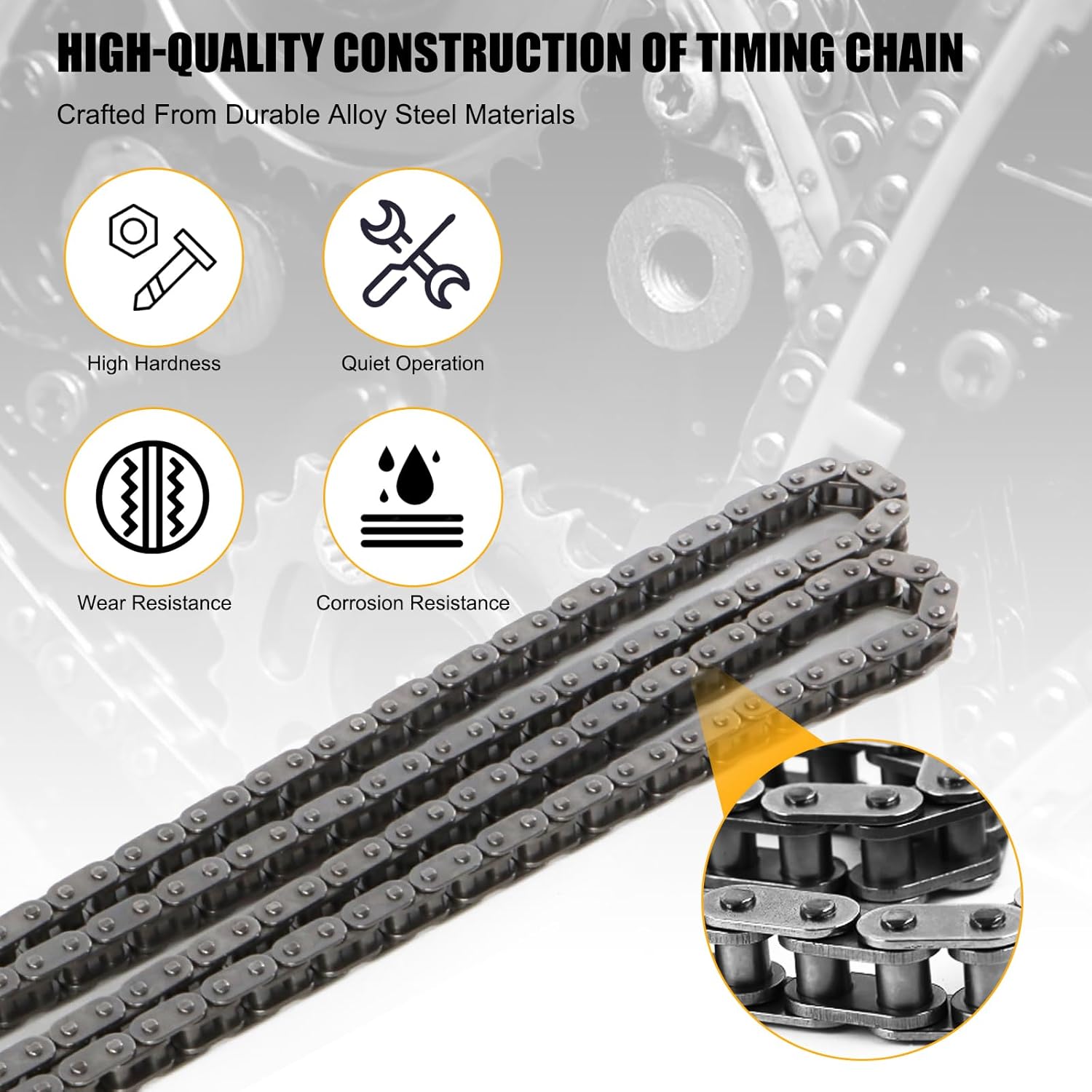 N26 N20 Engine Timing Chain Kit for BmW 228 320i 328 428i 528i X1 X3 X4 X5 N20B20A 2.0L Automotive Timing Chain Set N20 2.0 Crankshaft Kit Chain and Oil Pump Kit N26 N20