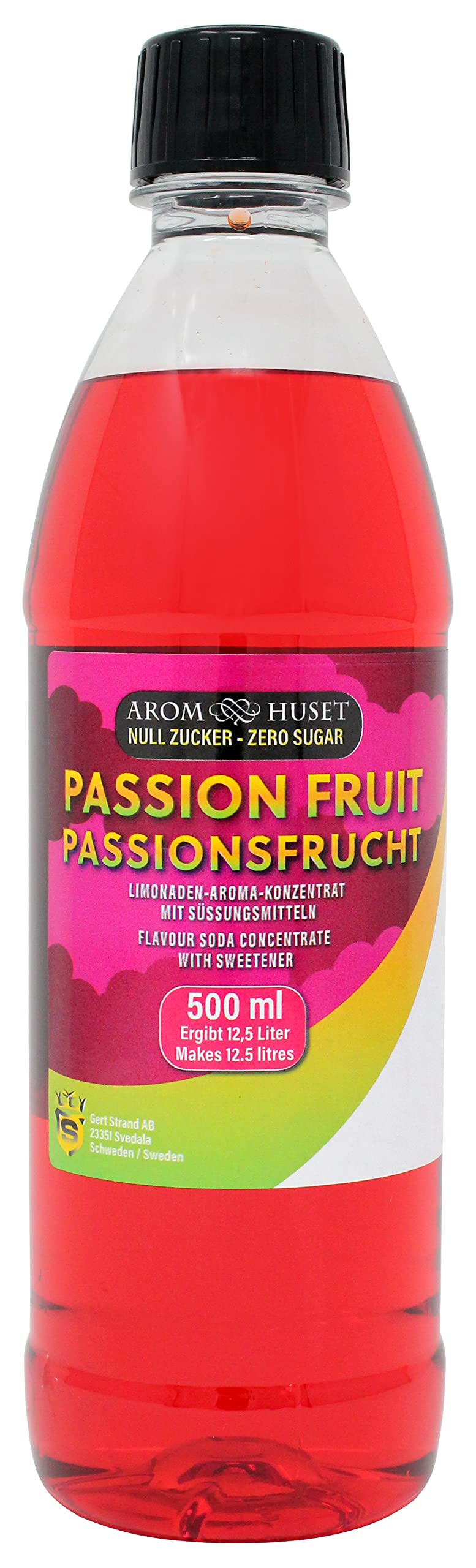 Buy Zero Sugar Passion Fruit Soda Concentrate 500 ml from Aromhuset
