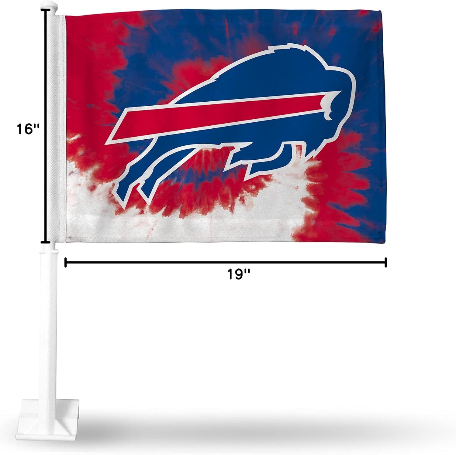 Rico Industries NFL Car Flag Double Sided Car Accessory