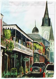 Caroline's Treasures MW1201GF St Louis Cathedral Garden Flag Mailbox Flag Decorative Yard Flag Banner Outside Patio Artwork Yard Flower Beds, Garden Size, Multicolor
