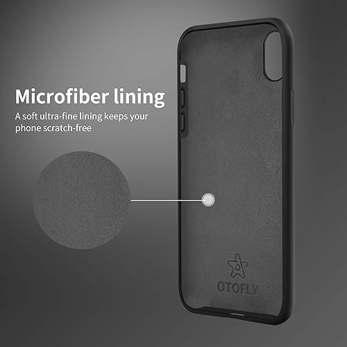 Miniatura 5 de OTOFLY - Funda protectora para iPhone XR (sedosa y suave al tacto), de goma de silicona suave de alta calidad, protección total antigolpes,