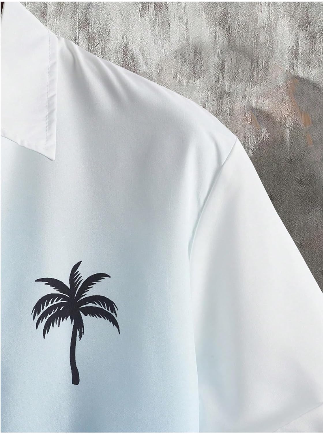 Floerns Men's 2 Piece Outfit Hawaiian Button Down Shirts and Shorts Set - Image 4