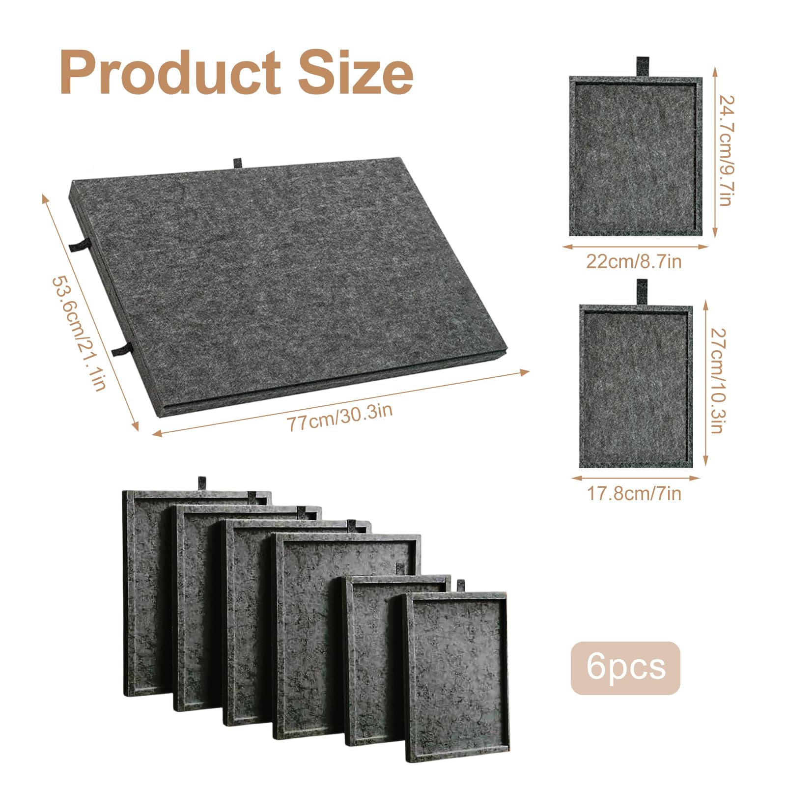 Tavolo puzzle inclinabile da 1000 pezzi, con supporto e copertura 2 in 1 e 6 cassetti, tavolo puzzle portatile per adulti, con ripiano in feltro (nero, 77 x 53,6 x 4,2 cm)