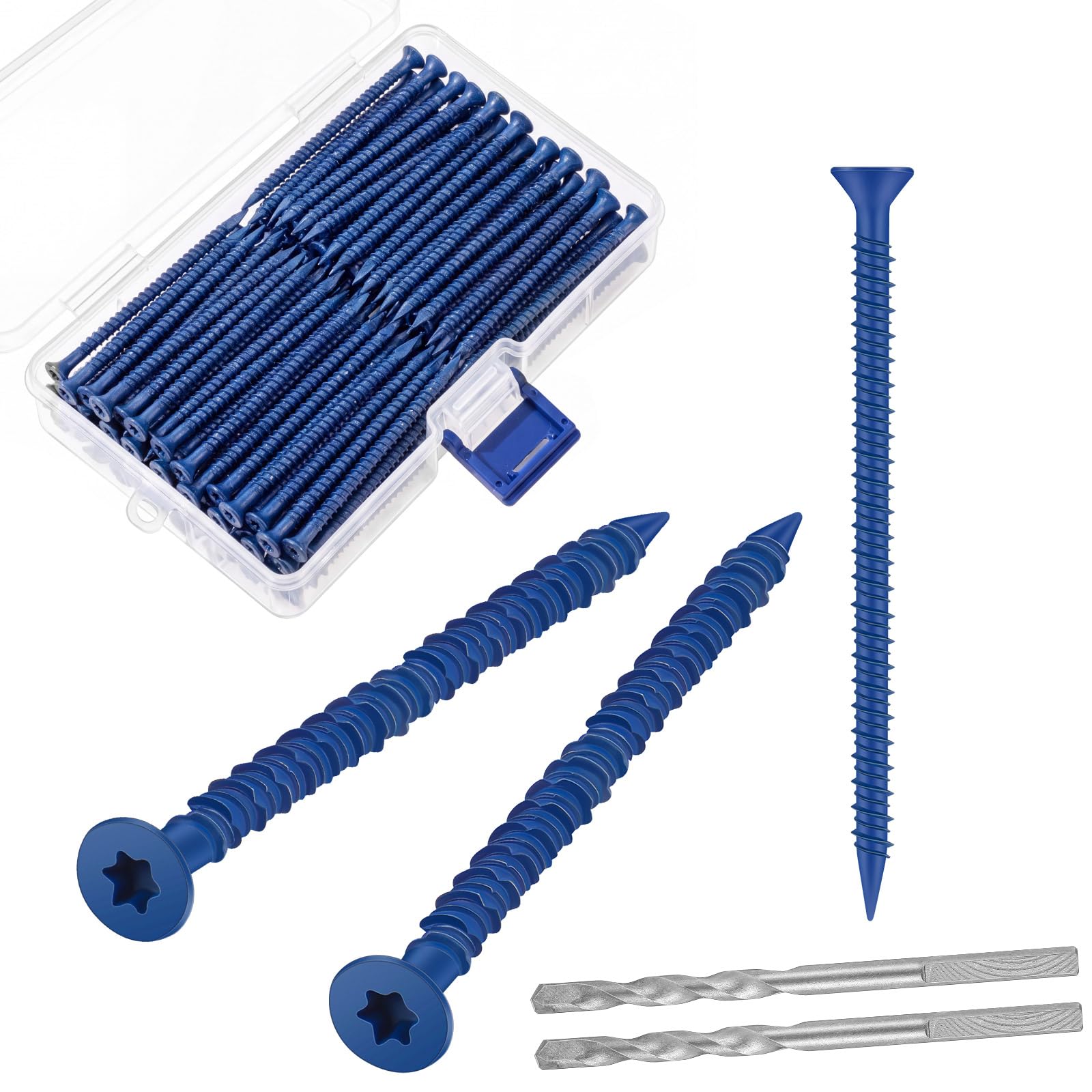 Concrete Screws - 200 Pack for Masonry -1