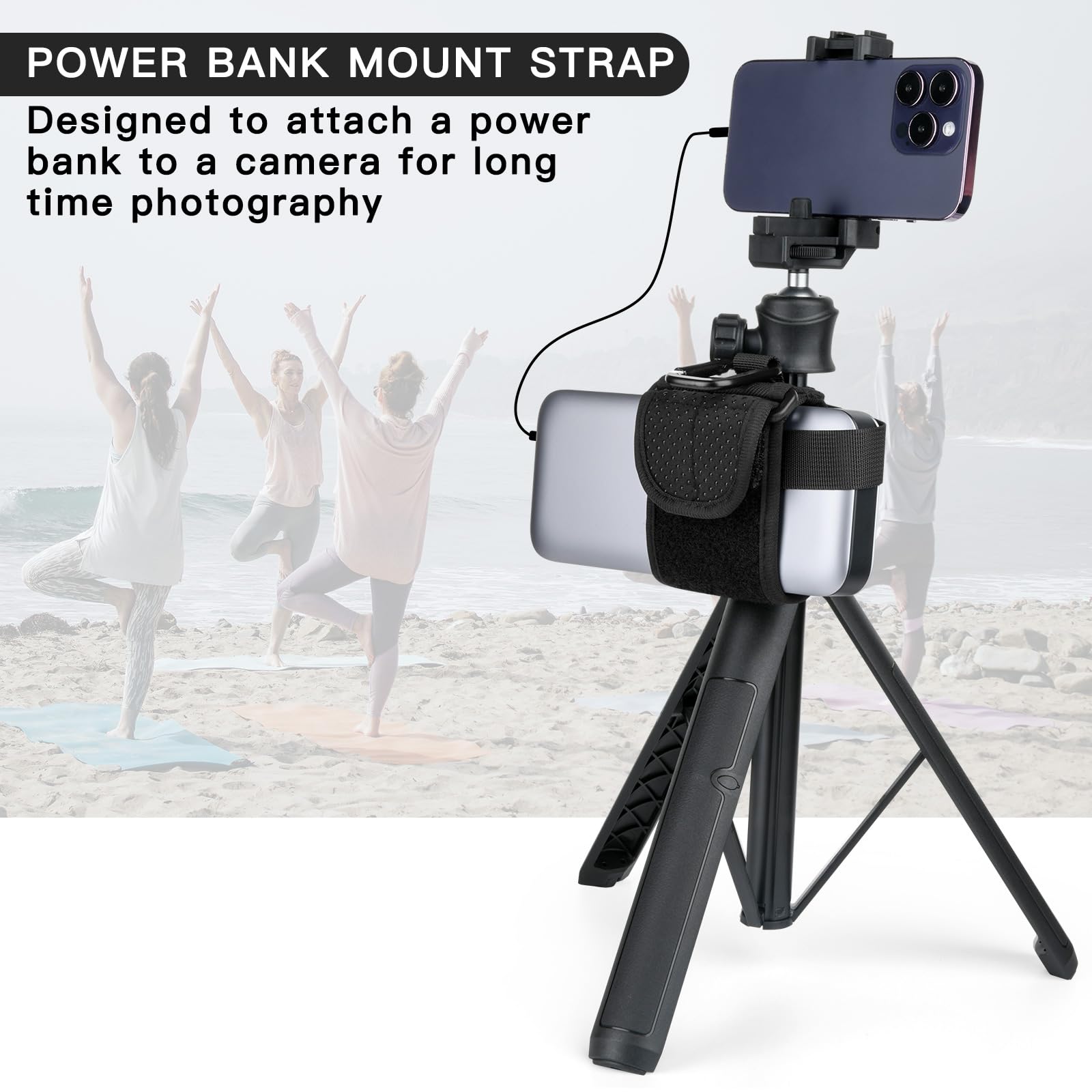 Power Bank Tripod Mount Hard Drive Charger - Dettaglio