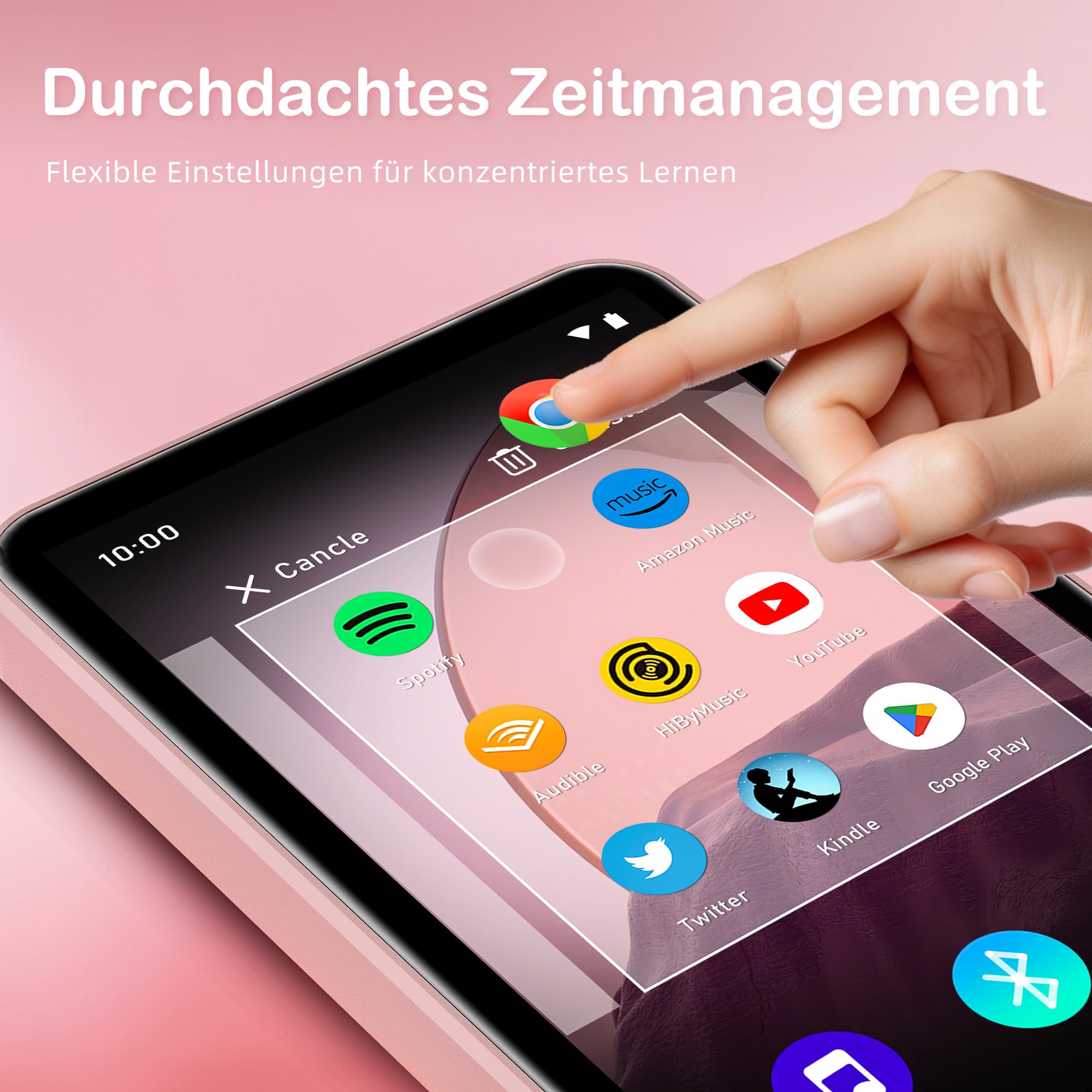 HIFI WALKER G7 MP3 Player mit Bluetooth & WLAN, Android 13, 144GB Speicher