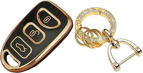 Miniatura 23 de Funda para llavero Hyundai con llavero para Hyundai Elantra Sonata Kia Forte Optima Spectra