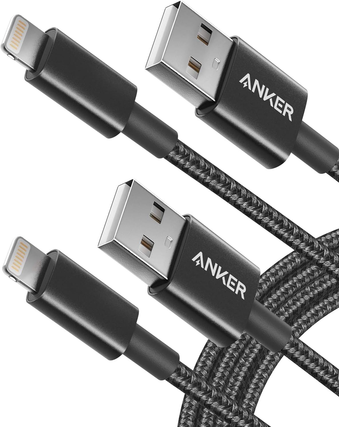 iPhone Charger Cable, (2-Pack) 6ft, Premium Nylon USB-A to Lightning Cable, MFi Certified Cable for iPhone 14 Plus 14 14 Pro Max 13 13 Pro 12 11 X XS XR