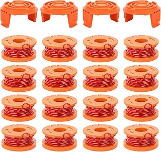 20 Pack WA0010 Replacement Spool for Worx Weed Eater String, Compatible with Worx String Trimmer,10ft 0.065" Trimmer Line Replacement Spool ,for Worx Trimmer spools
