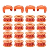 Evenlinkics 20 Pack WA0010 Replacement Spool for Worx Weed Eater String, Compatible with Worx String Trimmer,10ft 0.065