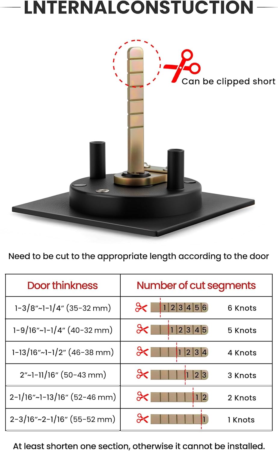 goldenwarm Matte Black Square Pocket Door Lock with Indicator, Pocket Door Hardware for 2-1/8'' Round Bore Hole, Pocket Door Handles Fit 1-1/4'' to 2'' Thickness Sliding Door 2-3/8'' Latch 2 Pack