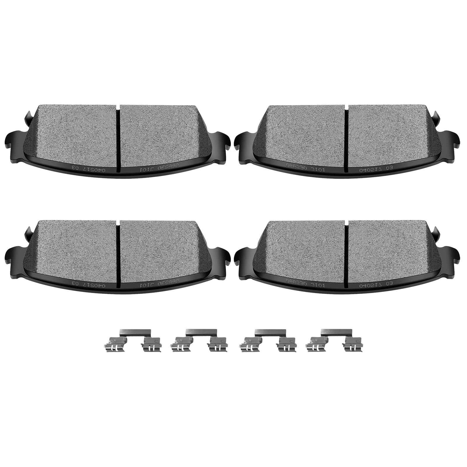 Rear Brake Pads, ECCPP 4pcs Rear Ceramic Brake Pads Kits Pads Set fit for Cadillac Escalade ESV EXT, for Chevy Avalanche Suburban Silverado, for GMC Sierra Yukon D1194-8312