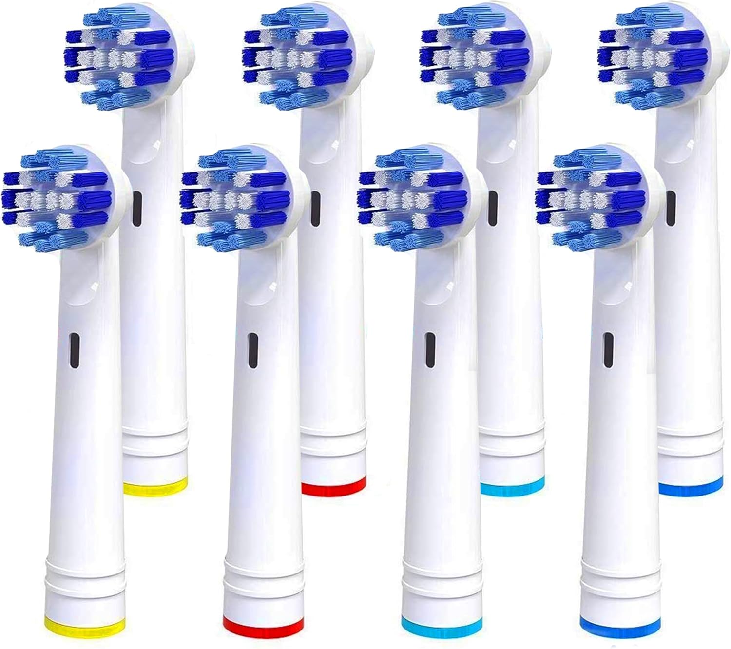 Replacement Toothbrush Heads Compatible with Oral B Braun- Pack of 4 Professional Electric Toothbrush Heads- Precision Refills for Oral-b 7000, Clean, OralB Pro 1000, 9600, 500, 3000, 8000, Plus!