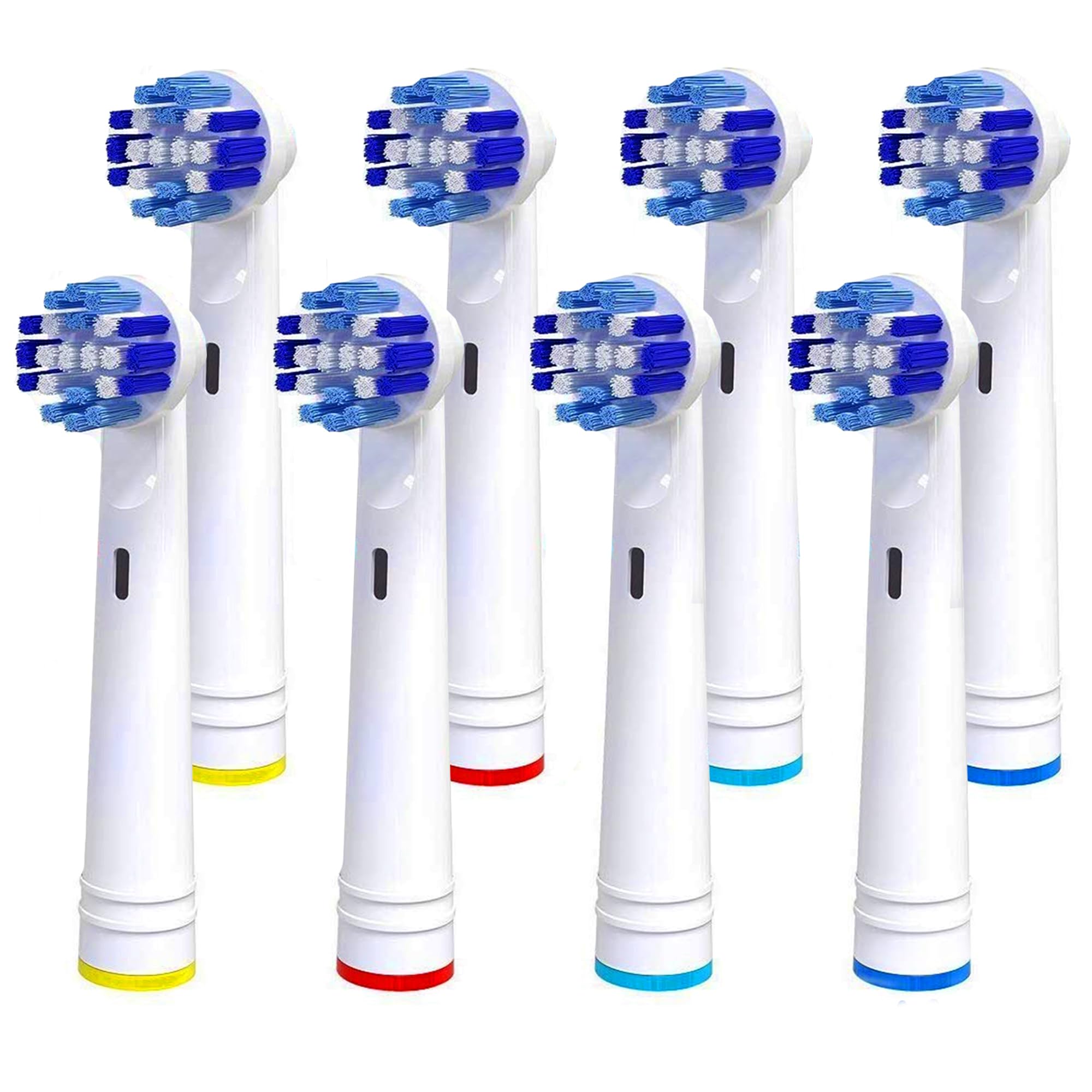 Replacement Toothbrush Heads Compatible with Oral B Braun- Pack of 4 Professional Electric Toothbrush Heads- Precision Refills for