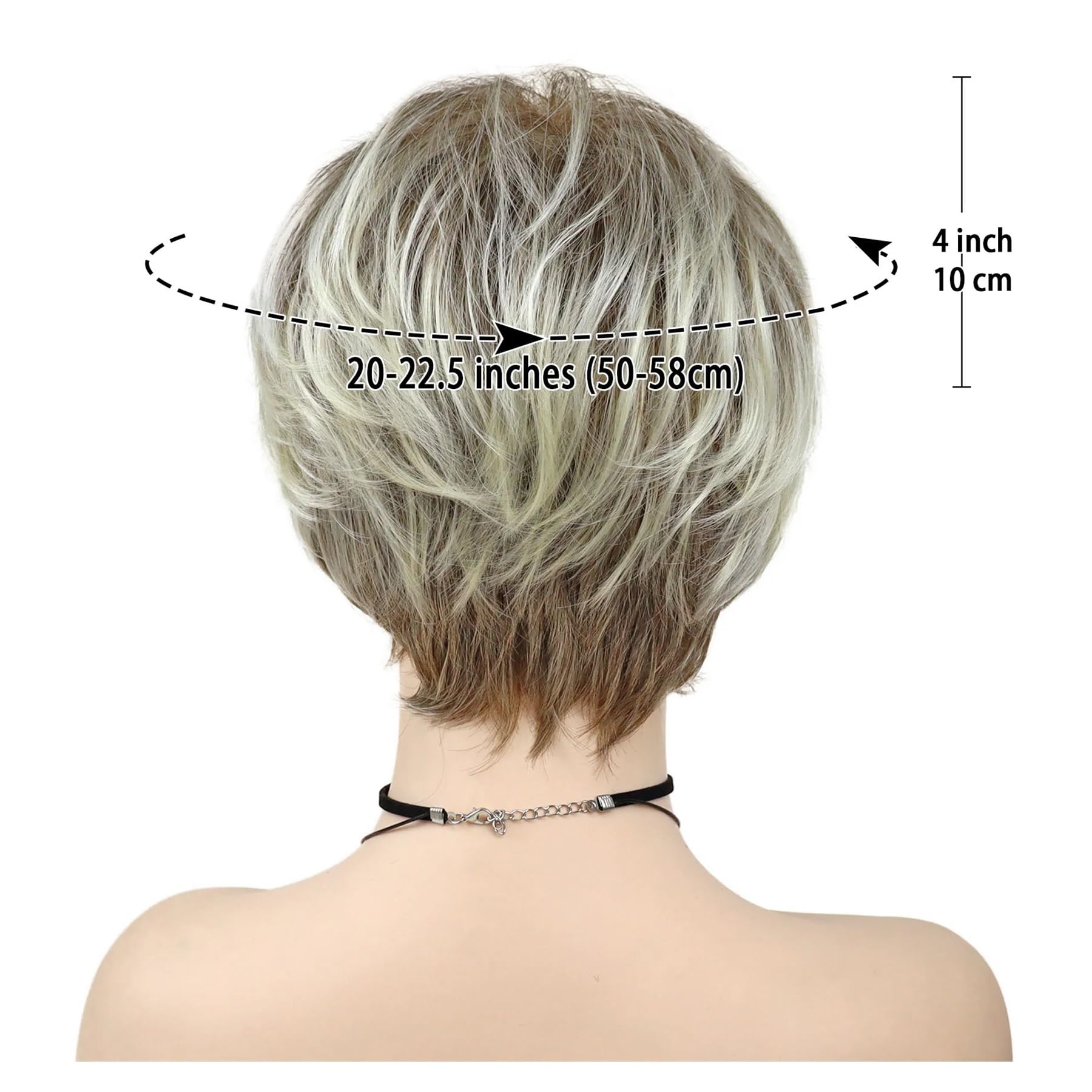 1 szt. Syntetyczna peruka z krótkim bobem i grzywką Proste blond peruki dla kobiet fryzury Mama Prezenty Moda Codzienny Cosplay Śmieszne