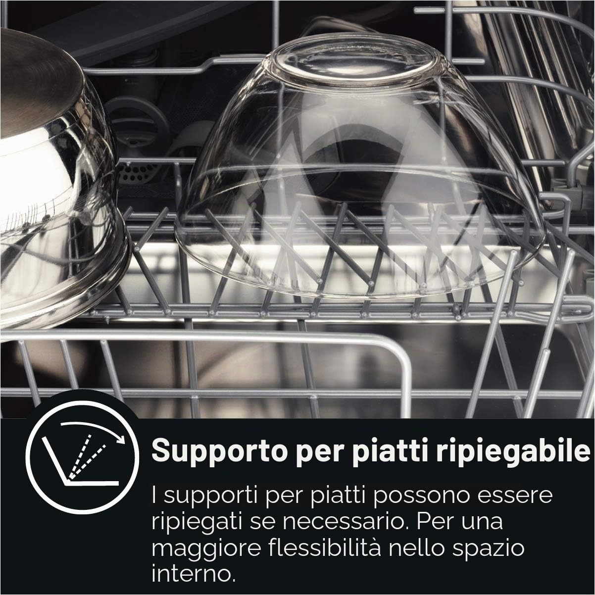 AEG FSB53627P - Lavastoviglie completamente integrata, 60 cm, AirDry – risultati di asciugatura ideali, cestino portaposate, display QuickSelect, riconoscimento del carico/orario di inizio
